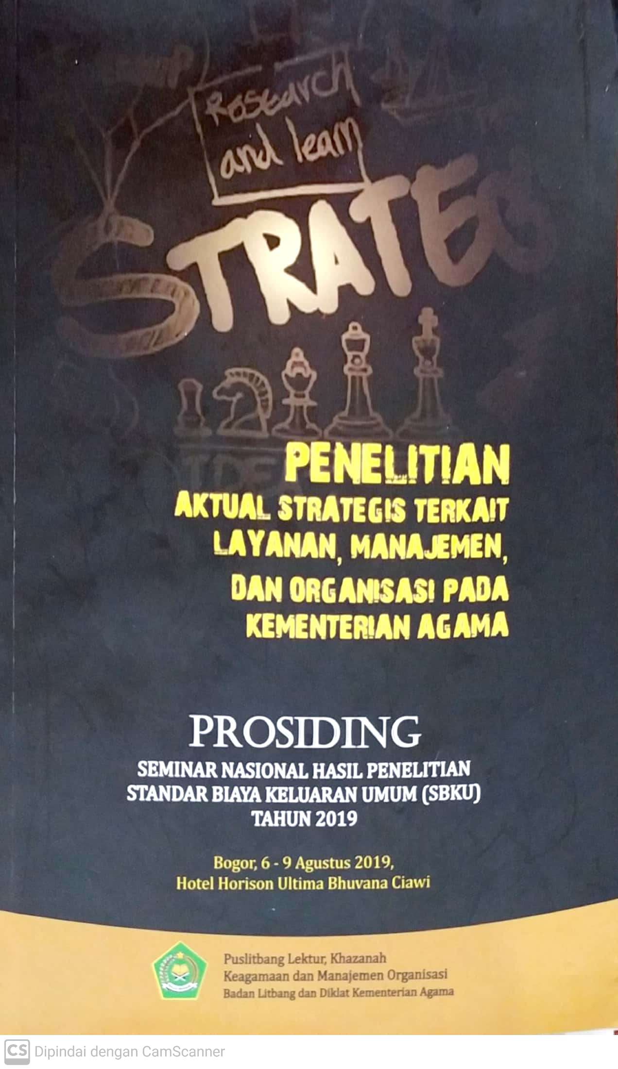 Penelitian Aktual Strategis Terkait Layanan, Manajemen, dan Organisasi Pada Kementerian Agama